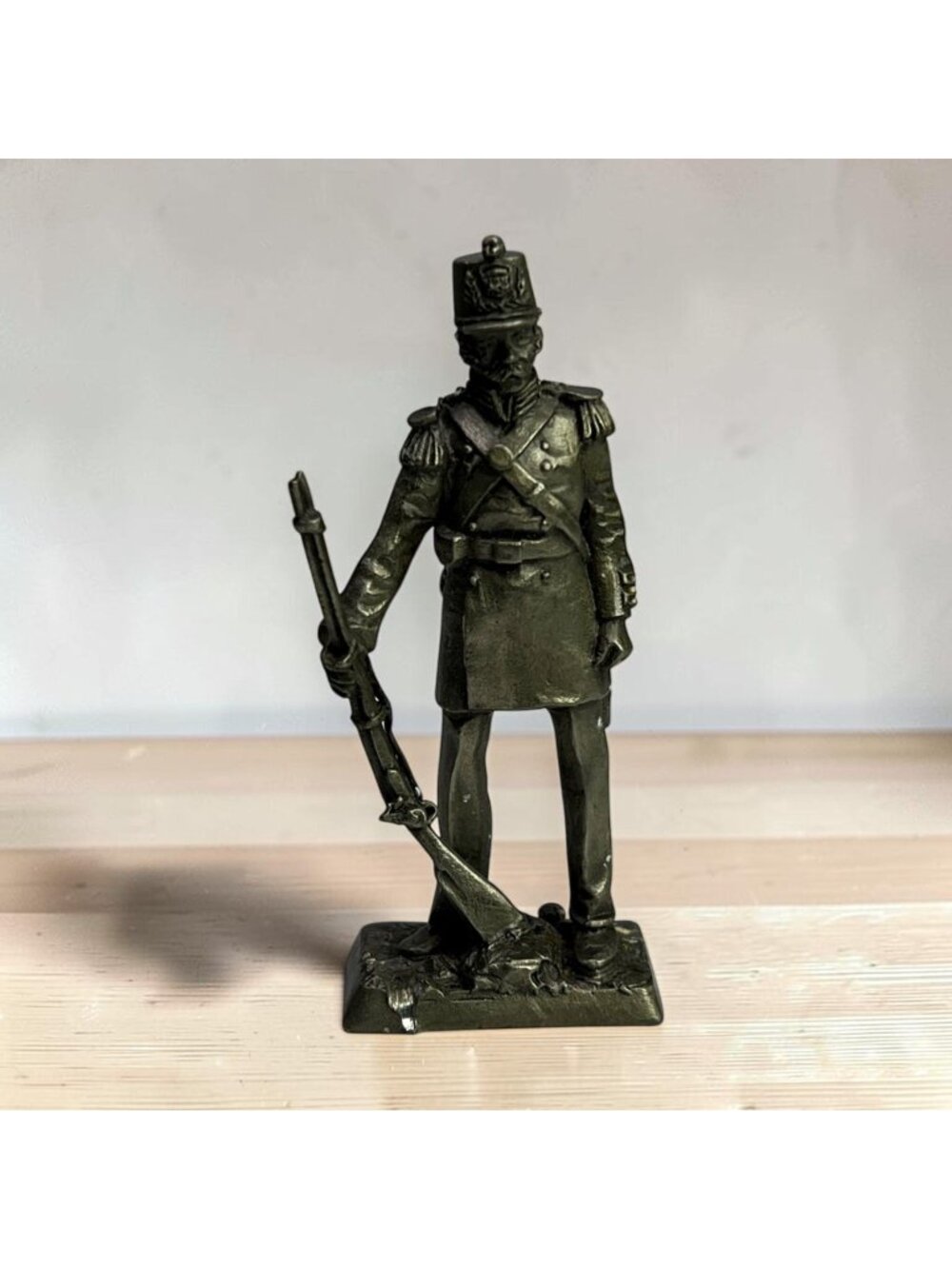 1859 USMC Private Franklin Mint American Military Sculpture Figurine - 1985
